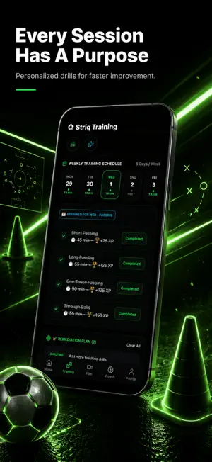 Striq: AI Football Coach App screenshot 2