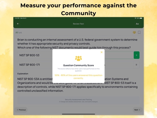 CISSP-CCSP-SSCP ISC2 Official iPad screenshot 7 - Education app
