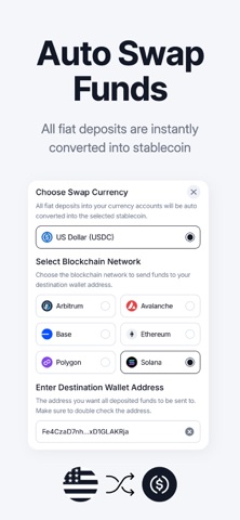 Nubanq: Crypto Wallet Banking iPhone screenshot