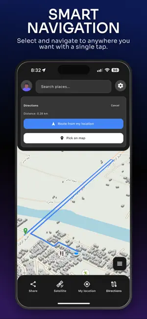 Rë - ڕێ: Maps & Navigation screenshot 4