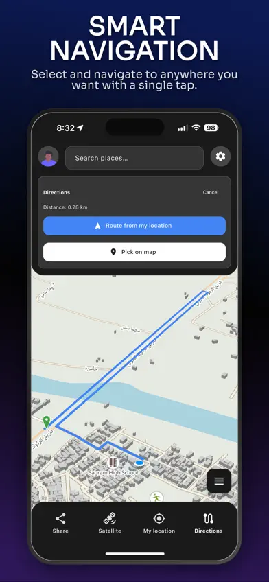 Rë - ڕێ: Maps & Navigation screenshot 4
