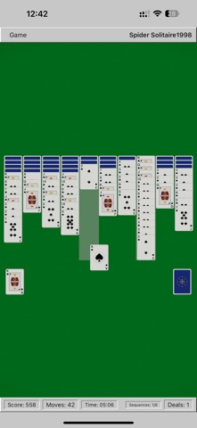 Spider Solitaire1998 Screenshot 2 of 6