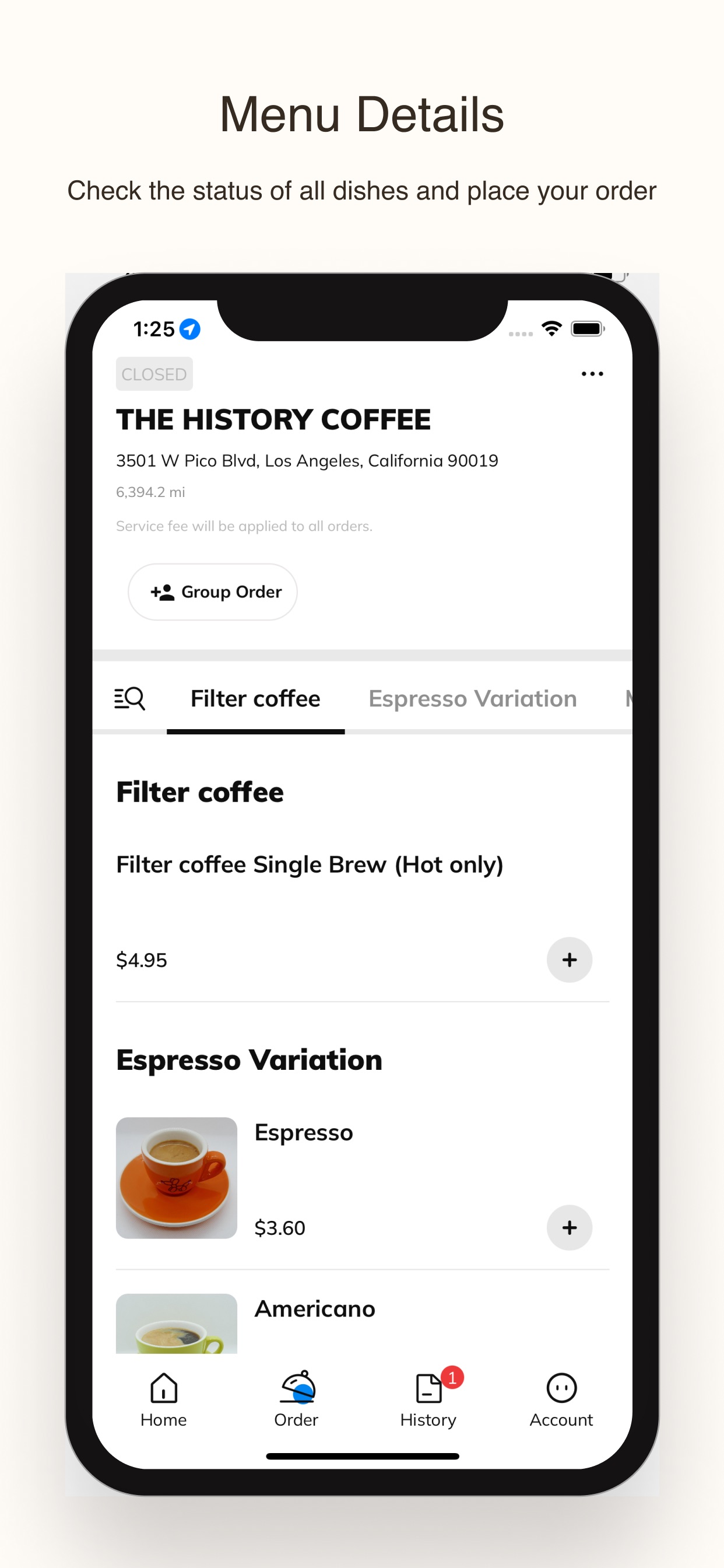 Screenshot 2 of The History Coffee
