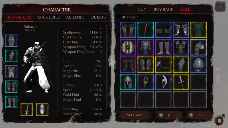 Powerlust - Action RPG offline screenshot 2