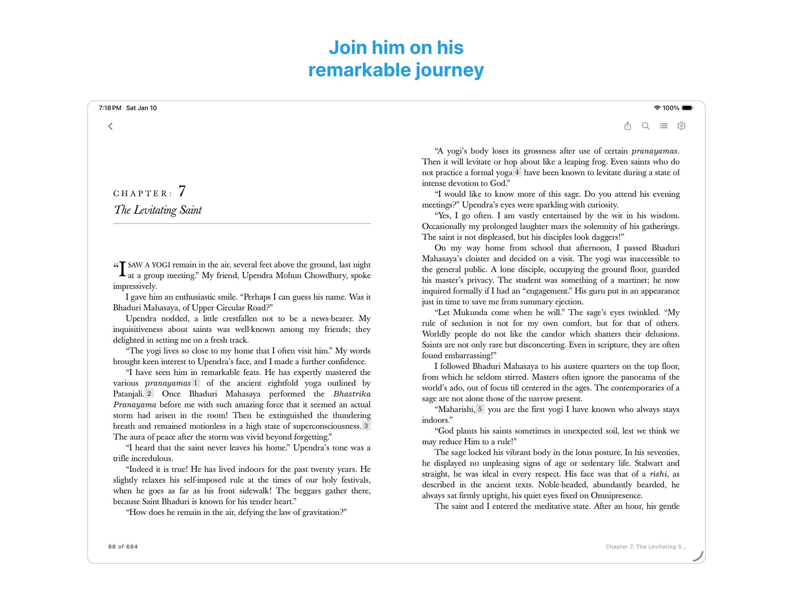Autobiography of a Yogi Book screenshot 8