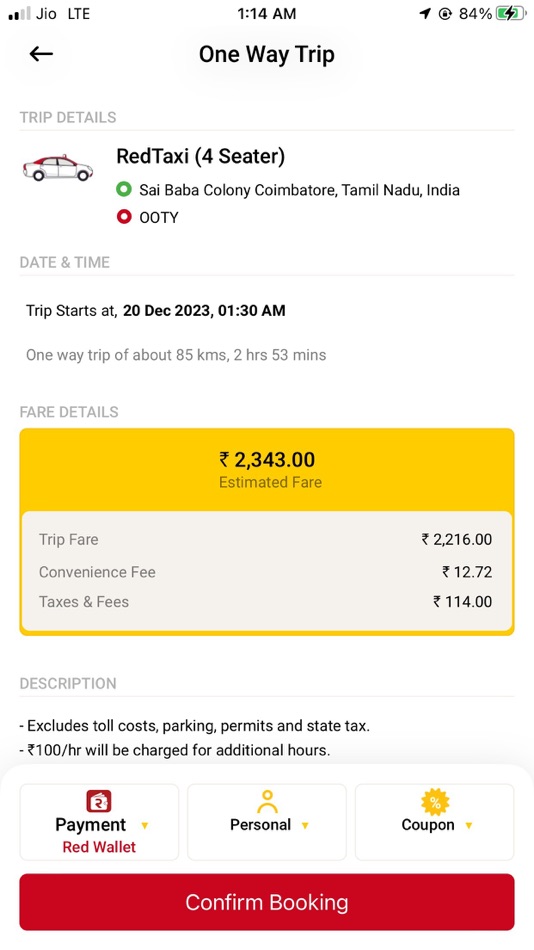 #4. Red Taxi (iOS) 由: EAGLE FLEET SERVICES PRIVATE LIMITED