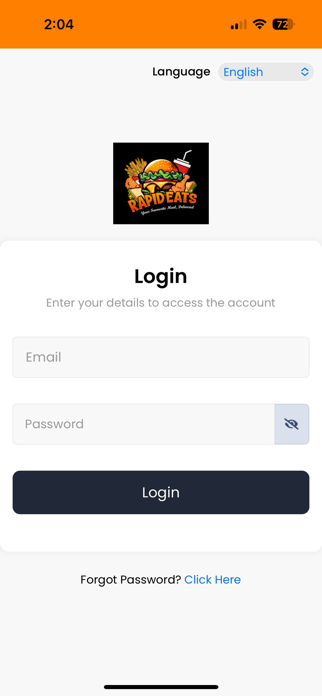 Rapid Eats Merchant Screenshot 2 of 9