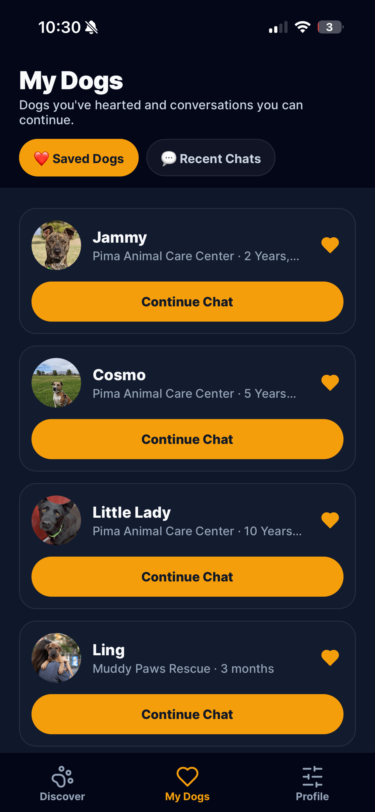 ChattyHound: Adopt a Dog screenshot 3