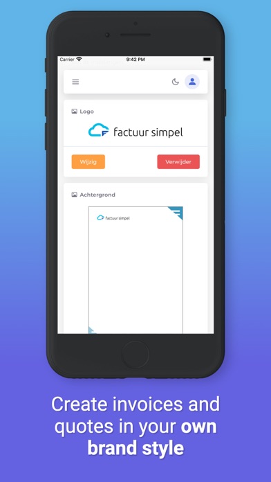 Factuur Simpel Screenshot