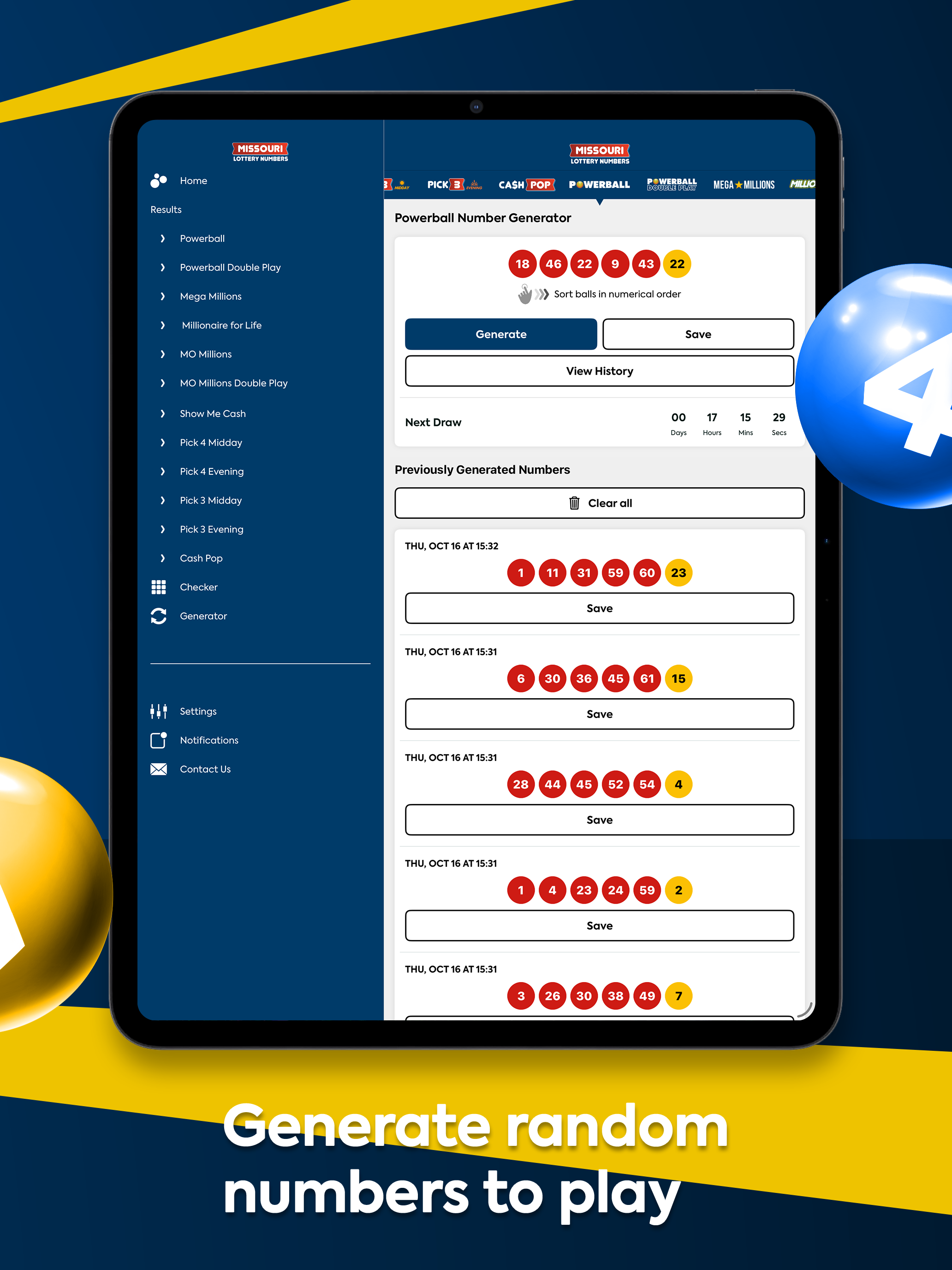 Missouri Lottery Numbers screenshot 11