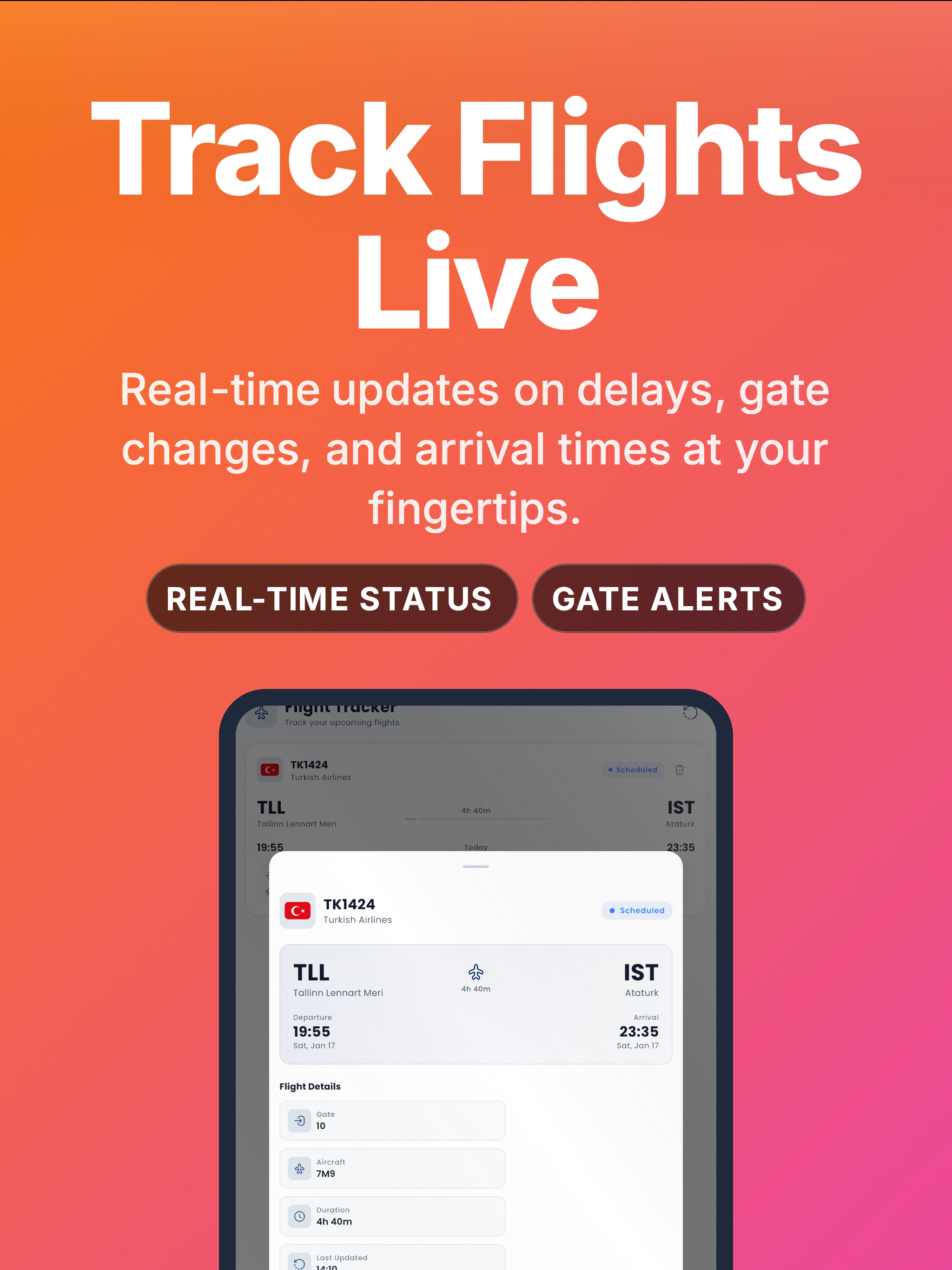 Bilpp - Flight Status & Travel