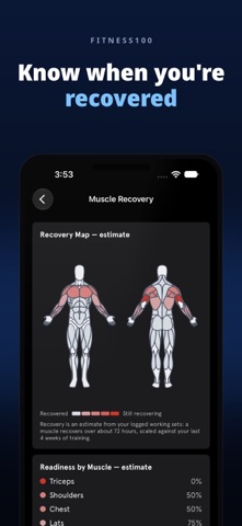 Fitness100: Workout Tracker Screenshot 6 of 10