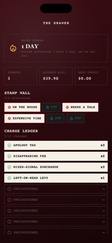 Red Flag Receipt Screenshot 3 of 4