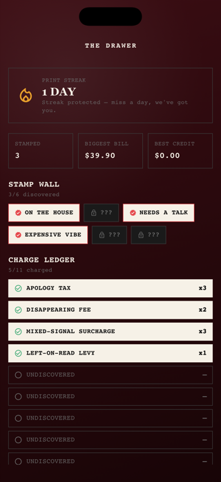 Red Flag Receipt Screenshot 3 of 4