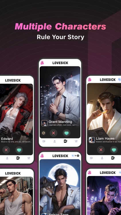 LoveSick - AI Character Chats