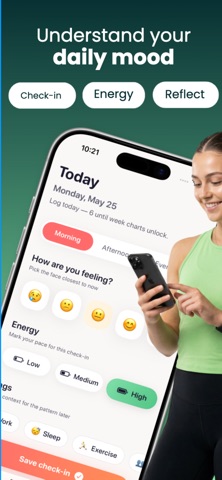 Traily: Mood & Energy Tracker Screenshot 1 of 5