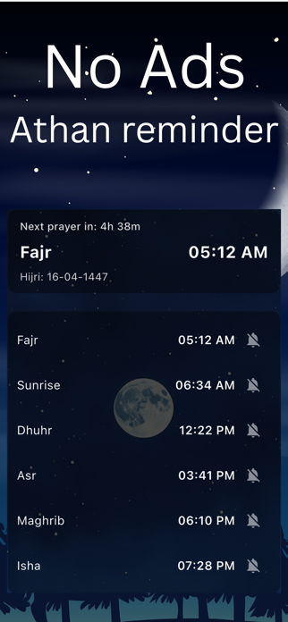 Athan Easy - Prayer Times Screenshot 1 of 4
