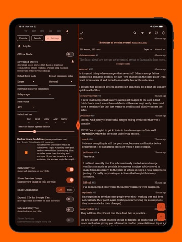 Hacki for Hacker News ipad screenshot 4
