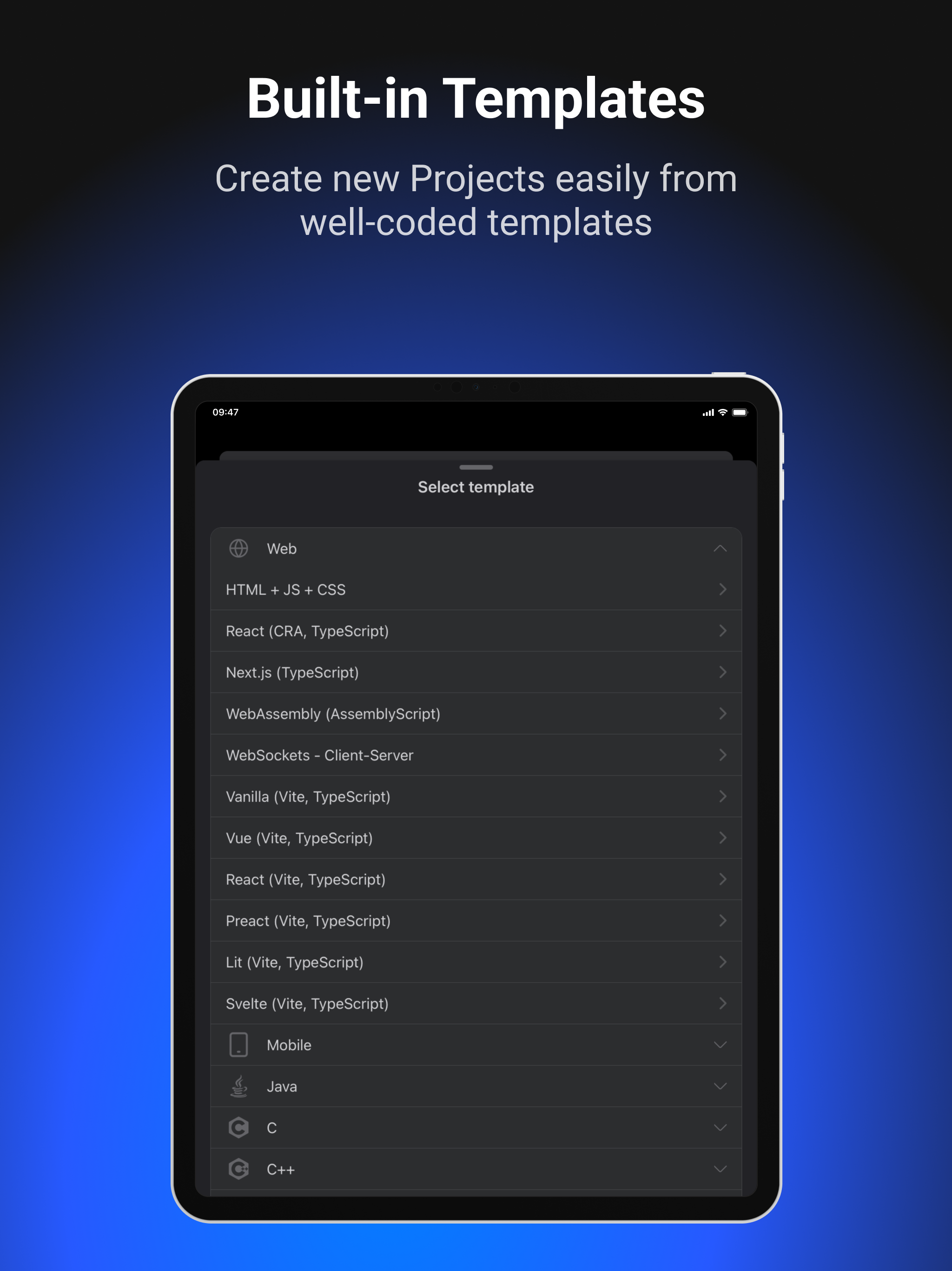 CodeSnack IDE screenshot 14