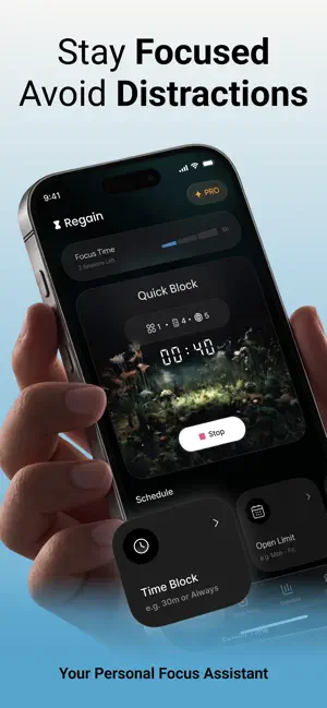 Regain: Screen Time Control screenshot 2
