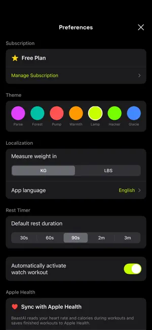 BeastAI Fitness Tracker screenshot 4