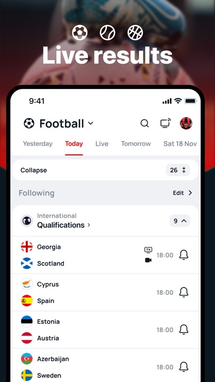 Superscore - Football scores