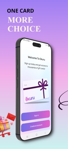 Okuru Gift Card App Screenshot 3 of 5
