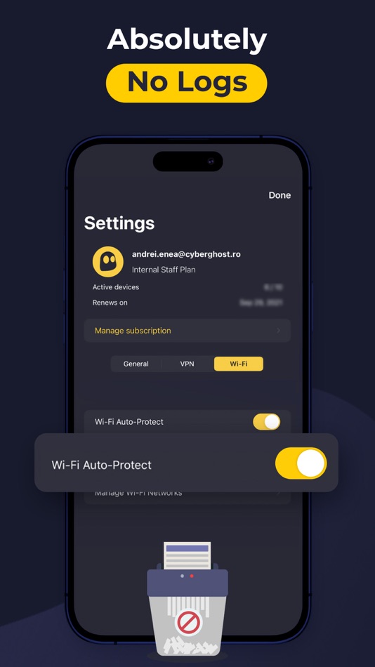 #4. CyberGhost: Safe & Private VPN (iOS) 由: CyberGhost SRL