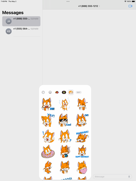 Screenshot #4 pour Ginger Cats Stickers