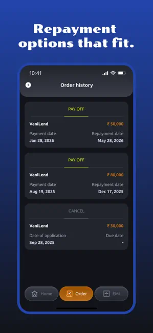 VaniLend-loan app&instant loan iPhone screenshot 3