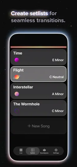 Captura de pantalla de AeroPads - Pads & Soundscapes en iPhone 2
