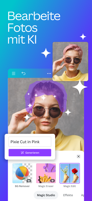 Canva: KI-Foto- & Video-Editor Screenshot