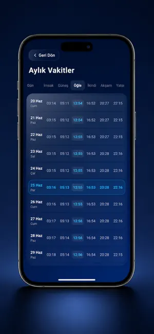 Modern Namaz Vakitleri & Kıble screenshot 4