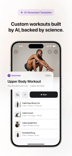 Motra AI Workout Fitness Coach screenshot 5