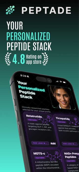 Peptade - Your Peptide Stack Screenshot 1 of 5