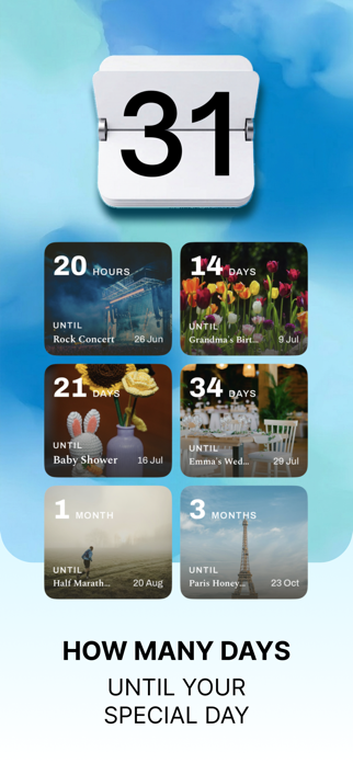 Countdown Day · Widget & Timer Screenshot 1 of 5