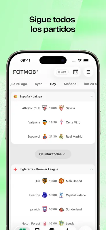 FotMob - Resultados de Fútbol screenshot 1 of 10