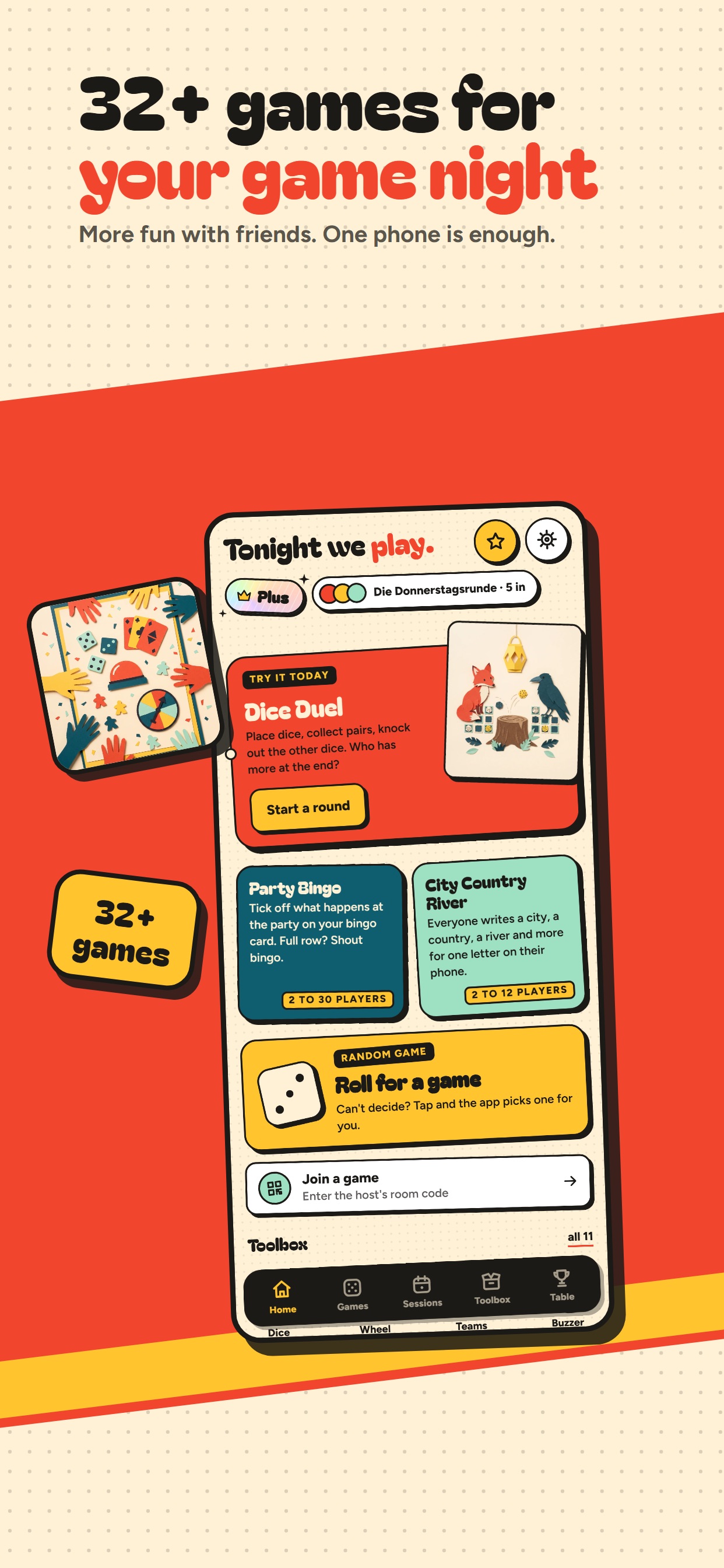 Screenshot 1 of GameClique: Party Games & Quiz