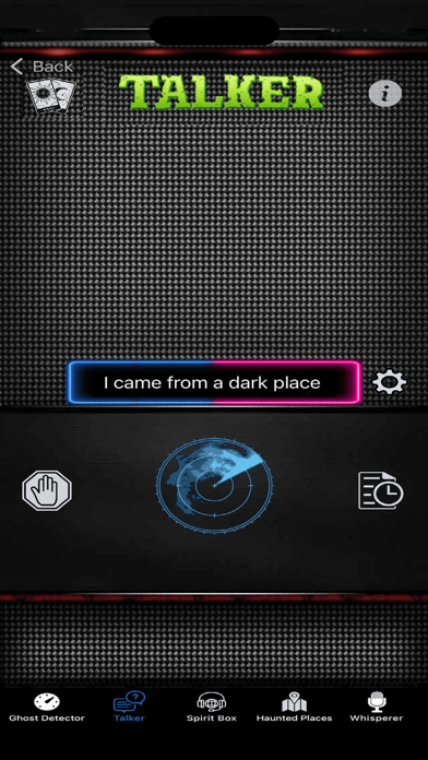 Spirit Contact Talker ITC Screenshot