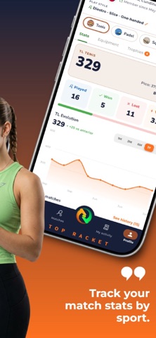 Top Racket: Pádel, Tennis more iPhone screenshot