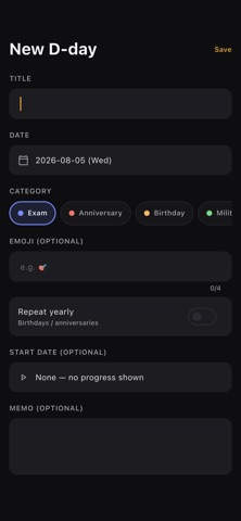 D-day Counter - Countdowns Screenshot 5 of 5