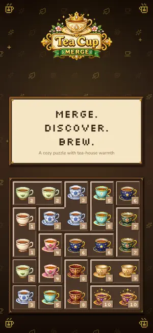 Tea Cup Merge screenshot 1
