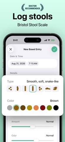 Poop Tracker: Ease Screenshot 2 of 9