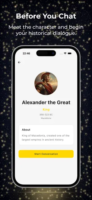 AI History Conversation, Chat screenshot 4