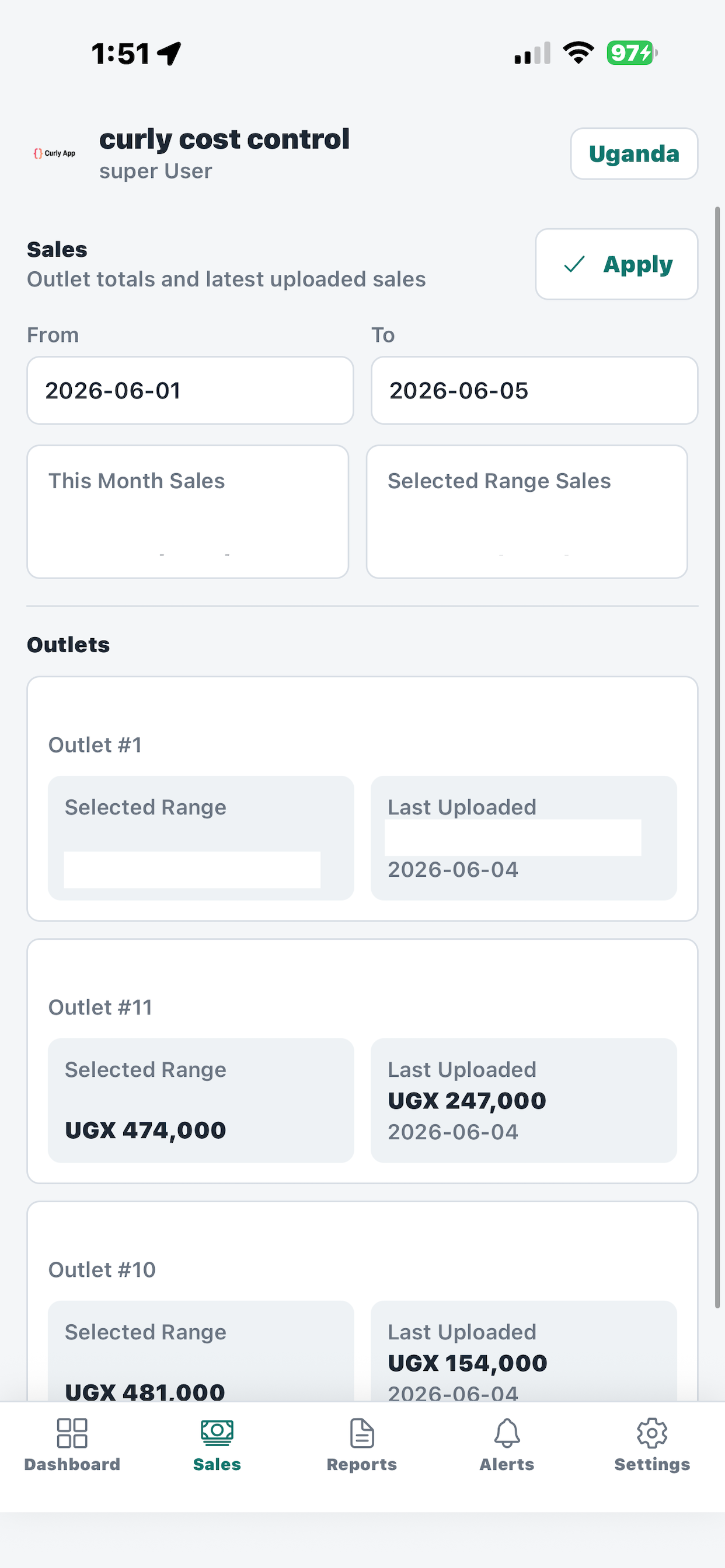curly cost control screenshot 2