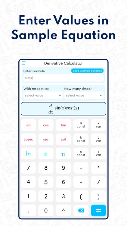 Derivative Calculator Solver