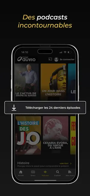 RTBF Auvio : direct et replay iPhone screenshot 2