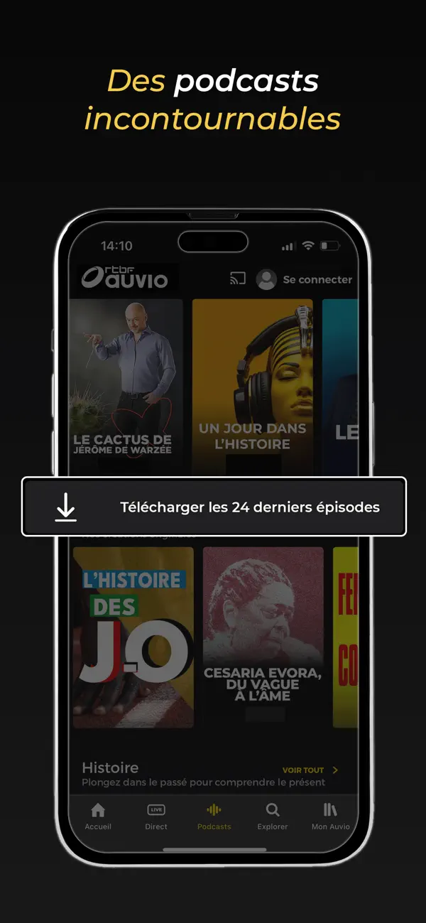 Screenshot #2 pour RTBF Auvio : direct et replay