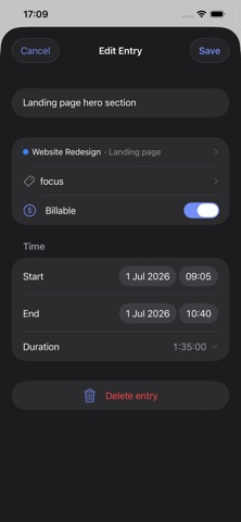 Timezen: Time Tracker Screenshot 3 of 5