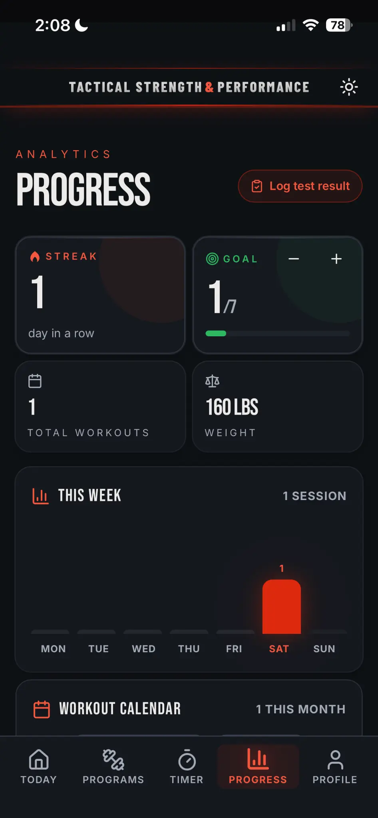 TSP FITNESS screenshot 4